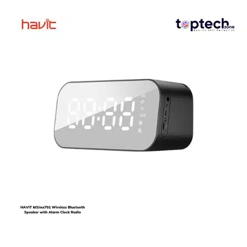 HAVIT M3/mx701 Wireless Bluetooth Speaker with Alarm Clock Radio