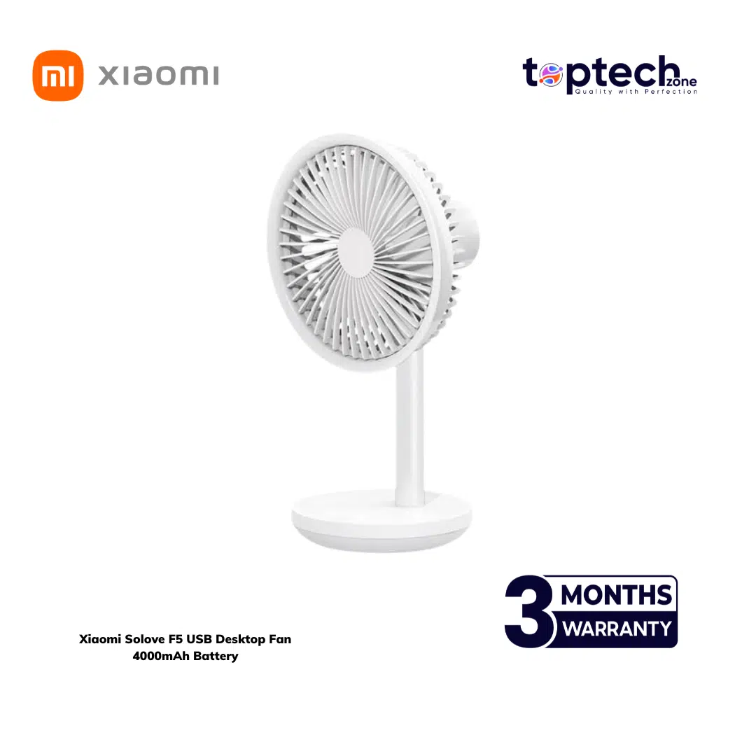 Xiaomi Solove F5 USB Desktop Fan 4000mAh Battery - Image 2