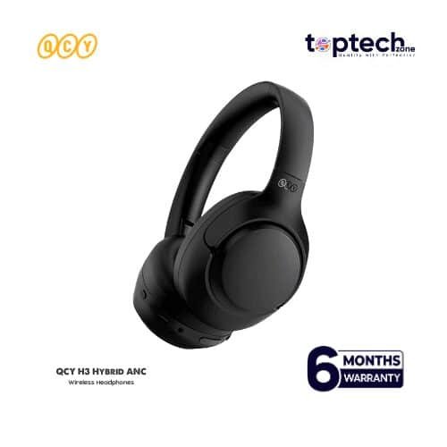 top tech zone (38) QCY H3 Hybrid ANC Wireless Headphones - Image 1