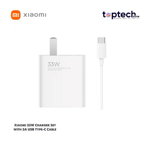 Xiaomi 33W Charger Set with 3A USB Type-C Cable