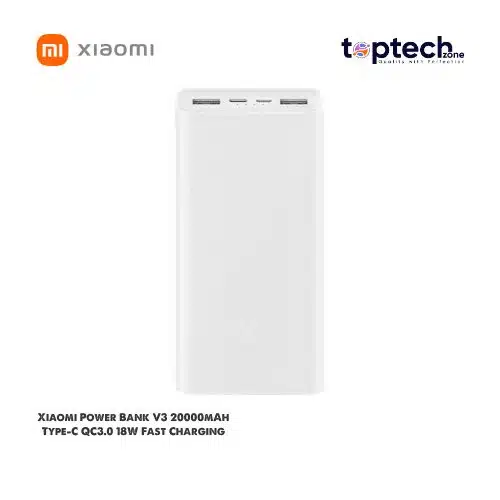 Xiaomi Power Bank V3 20000mAh Type-C QC3.0 18W Fast Charging