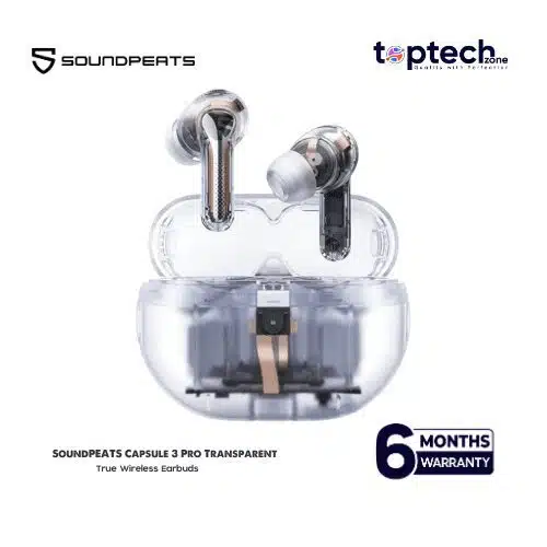 SoundPEATS Capsule 3 Pro Transparent White Special Edition - Image 2