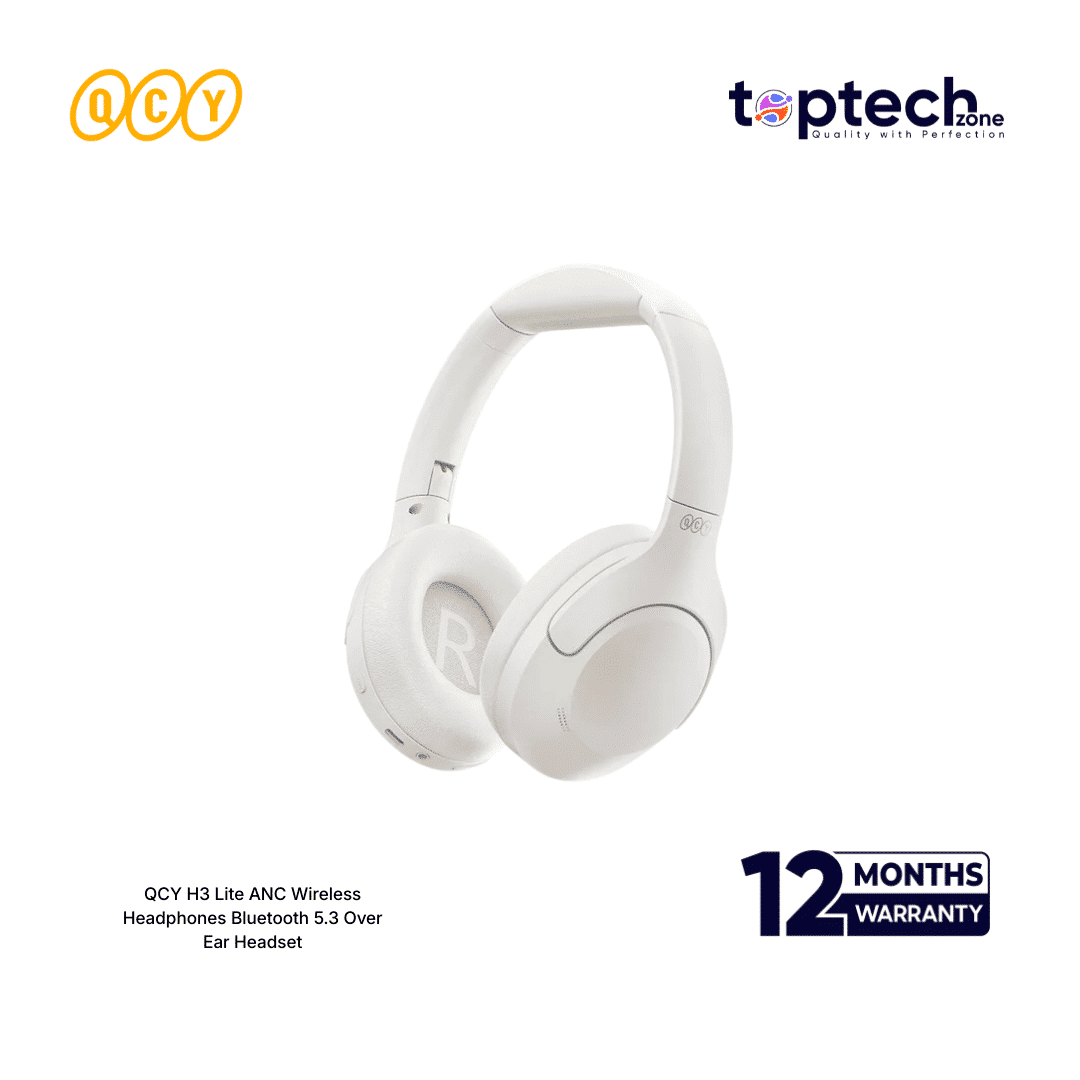 QCY H3 Lite ANC Wireless Headphones Bluetooth 5.3 Over Ear Headset - Image 2
