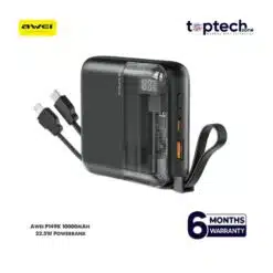 Awei P149K 10000mAh Portable Power Bank 22.5W Fast Charging
