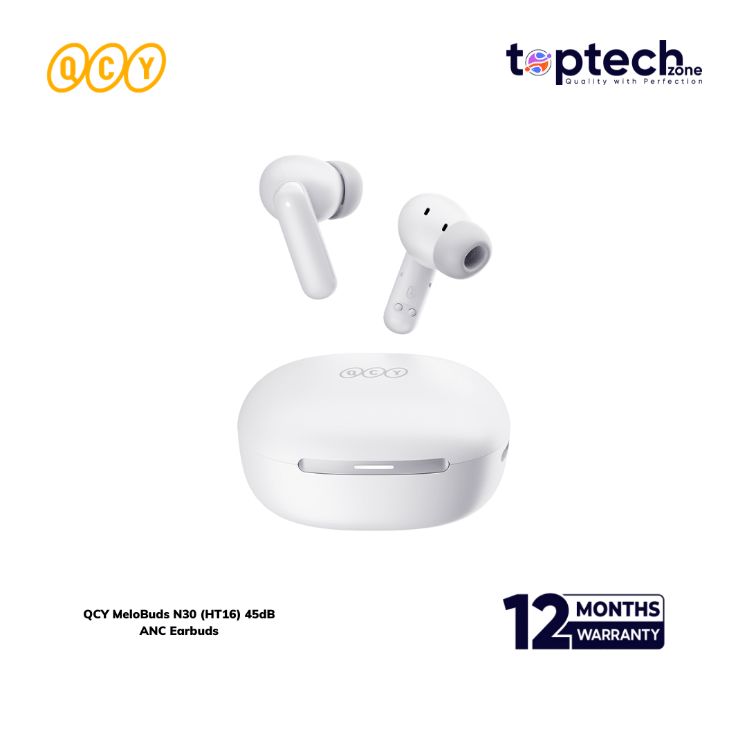 QCY MeloBuds N30 (HT16) 45dB ANC Earbuds - Image 2