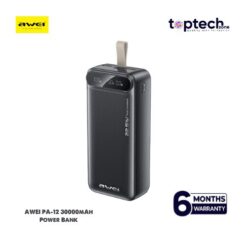 AWEI PA-12 30000mAh Fast Charging Power Bank
