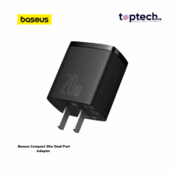 Baseus 20W Compact Super Quick Charger Dual Port U+C 20W