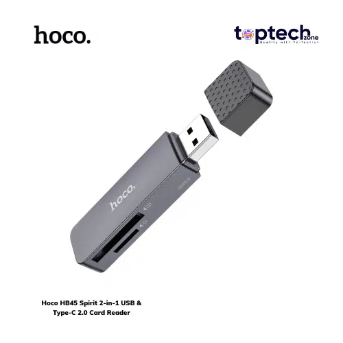 Hoco HB45 Spirit 2-in-1 USB & Type-C 2.0 Card Reader