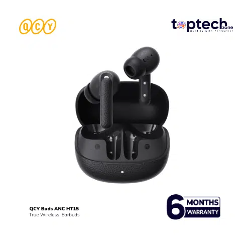 QCY Buds ANC HT15 45dB Adaptive ANC Wireless Earbuds
