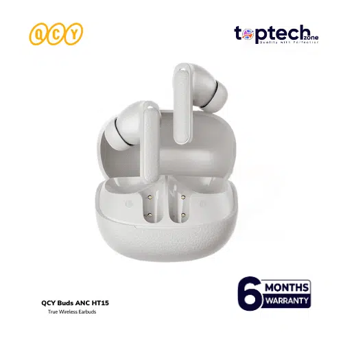 QCY Buds ANC HT15 45dB Adaptive ANC Wireless Earbuds - Image 2