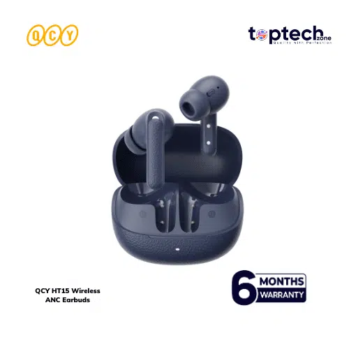 QCY Buds ANC HT15 45dB Adaptive ANC Wireless Earbuds - Image 3
