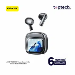 AWEI TP100ENC Touch Screen Color Screen Bluetooth Headset