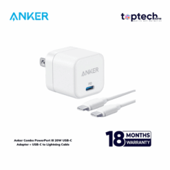 Anker Combo PowerPort III 20W USB-C Adapter + USB-C to C Cable