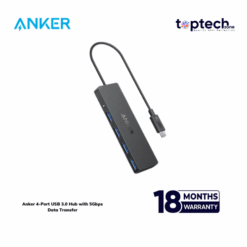 Anker 4-Port USB 3.0 Hub with 5Gbps Data Transfer