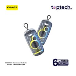 AWEI KA32 Waterproof Bluetooth Speaker Pairing Music Player Subwoofer with Colorful Light