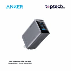 Anker A2688 Prime 100W GaN Wall Charger 3 Ports Powerful and Portable