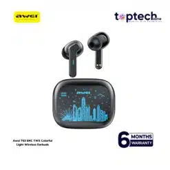 Awei T53 ENC TWS Colorful Light Wireless Earbuds