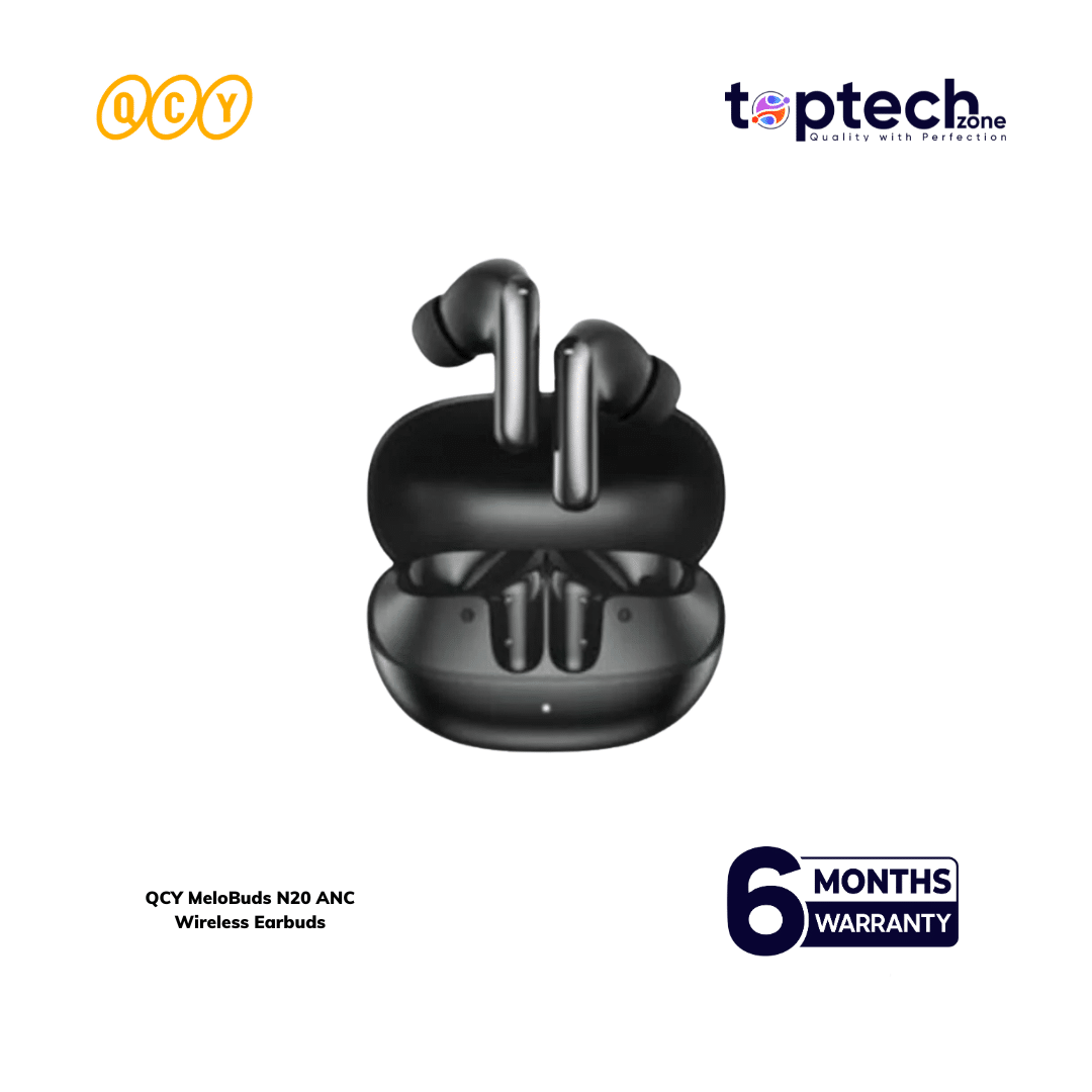 NexGear (67) QCY MeloBuds N20 ANC Wireless Earbuds - Image 1