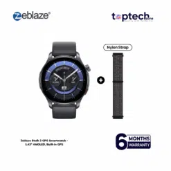 Zeblaze Btalk 3 GPS Smartwatch - 1.43" AMOLED, Built-in GPS, Dual Strap