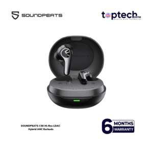 SOUNDPEATS C30 Hi-Res LDAC Hybrid ANC Earbuds