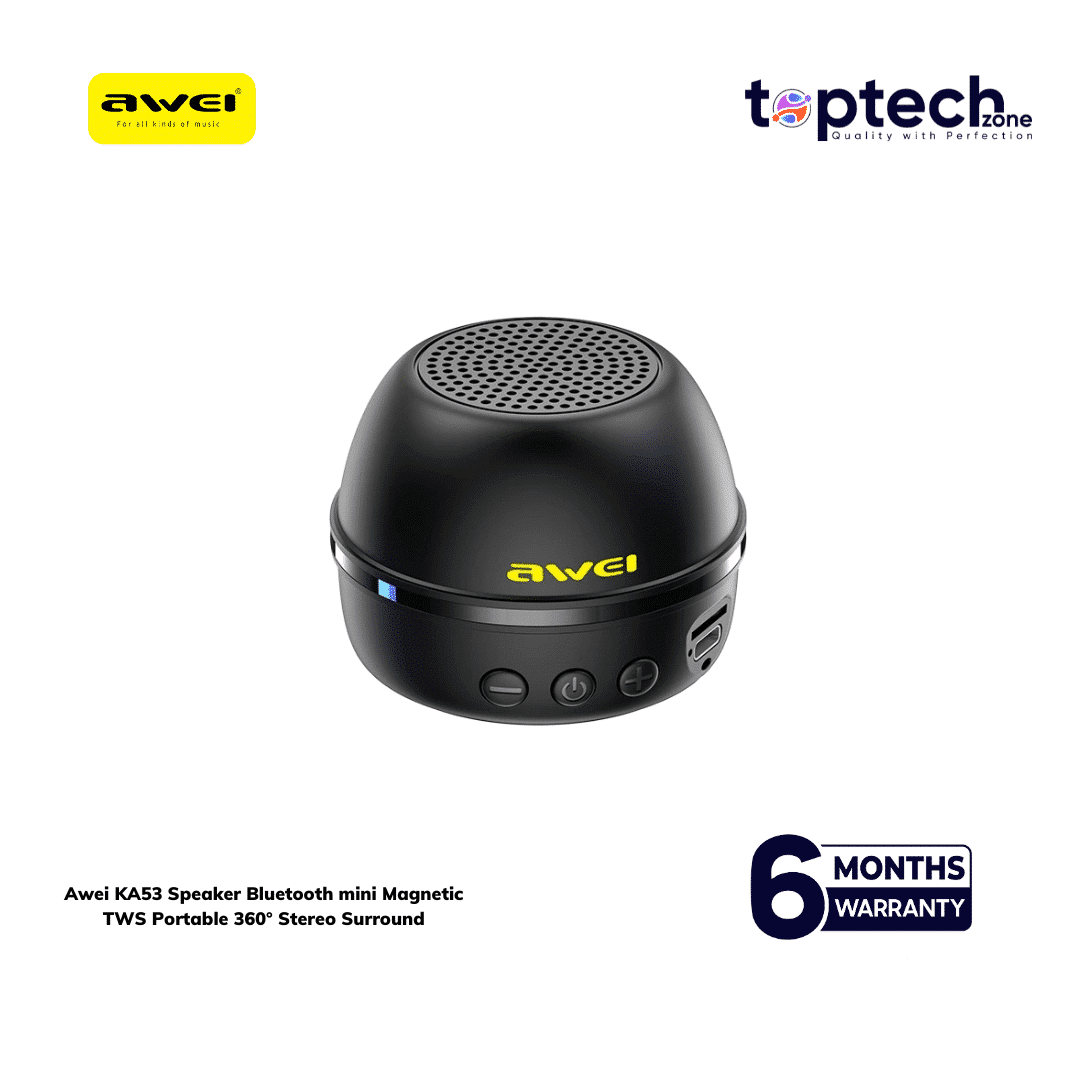 Awei KA53 Speaker Bluetooth mini Magnetic TWS Portable 360° Stereo Surround