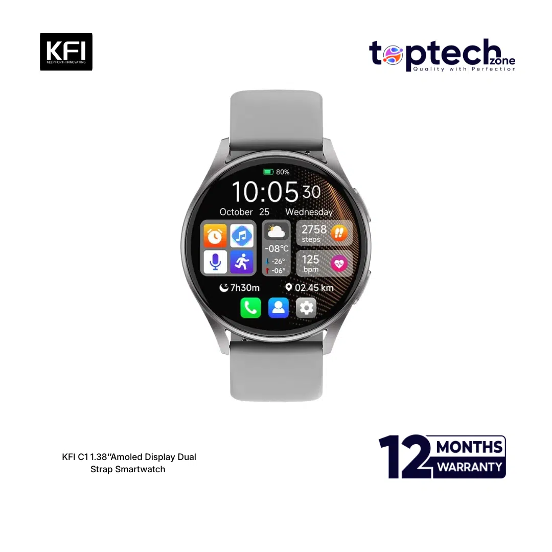 KFI C1 1.38‘’Amoled Display Dual Strap Smartwatch - Image 3