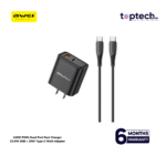 AWEI PD81C Dual Port Fast Charger 22.5W USB + 20W Type-C Wall Adapter