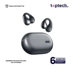 SOUNDPEATS PearlClip Pro Open-Ear Clip Earbuds - 12mm Driver, 24H Battery