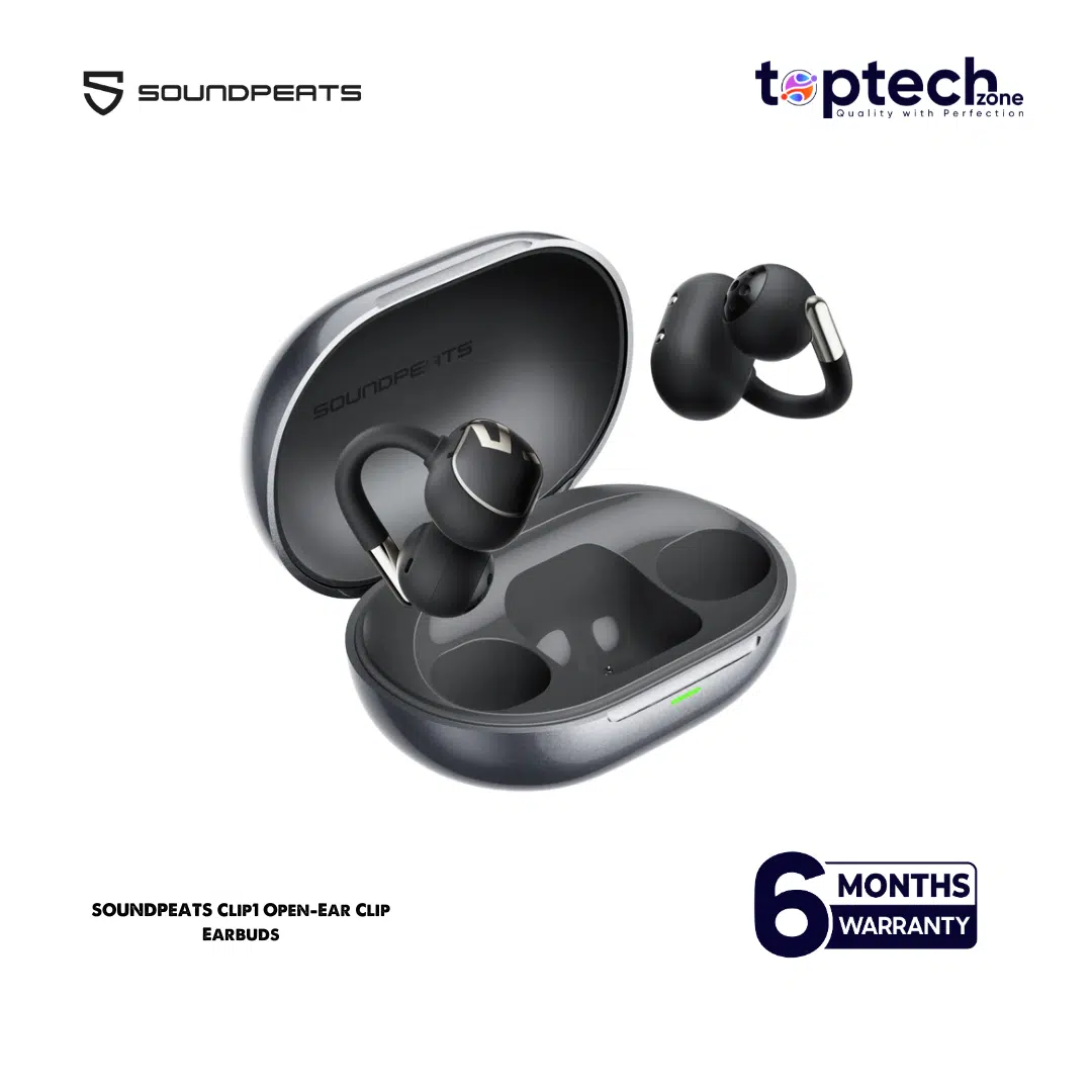 SOUNDPEATS Clip1 Open-Ear Clip Earbuds - LDAC, 30H Battery