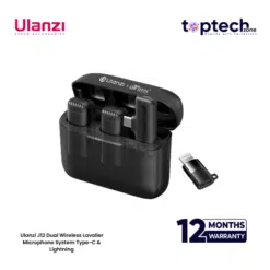 Ulanzi J12 Dual Wireless Lavalier Microphone System Type-C & Lightning