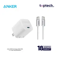 Anker 30W Gan Charger With 100W C-C Cable (2M) (B2639P21)