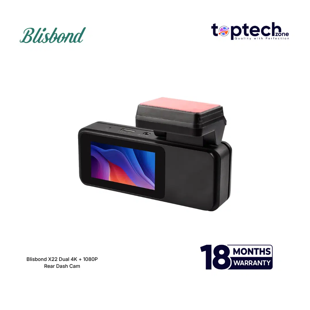 Blisbond X22 Dual 4K + 1080P Rear Dash Cam