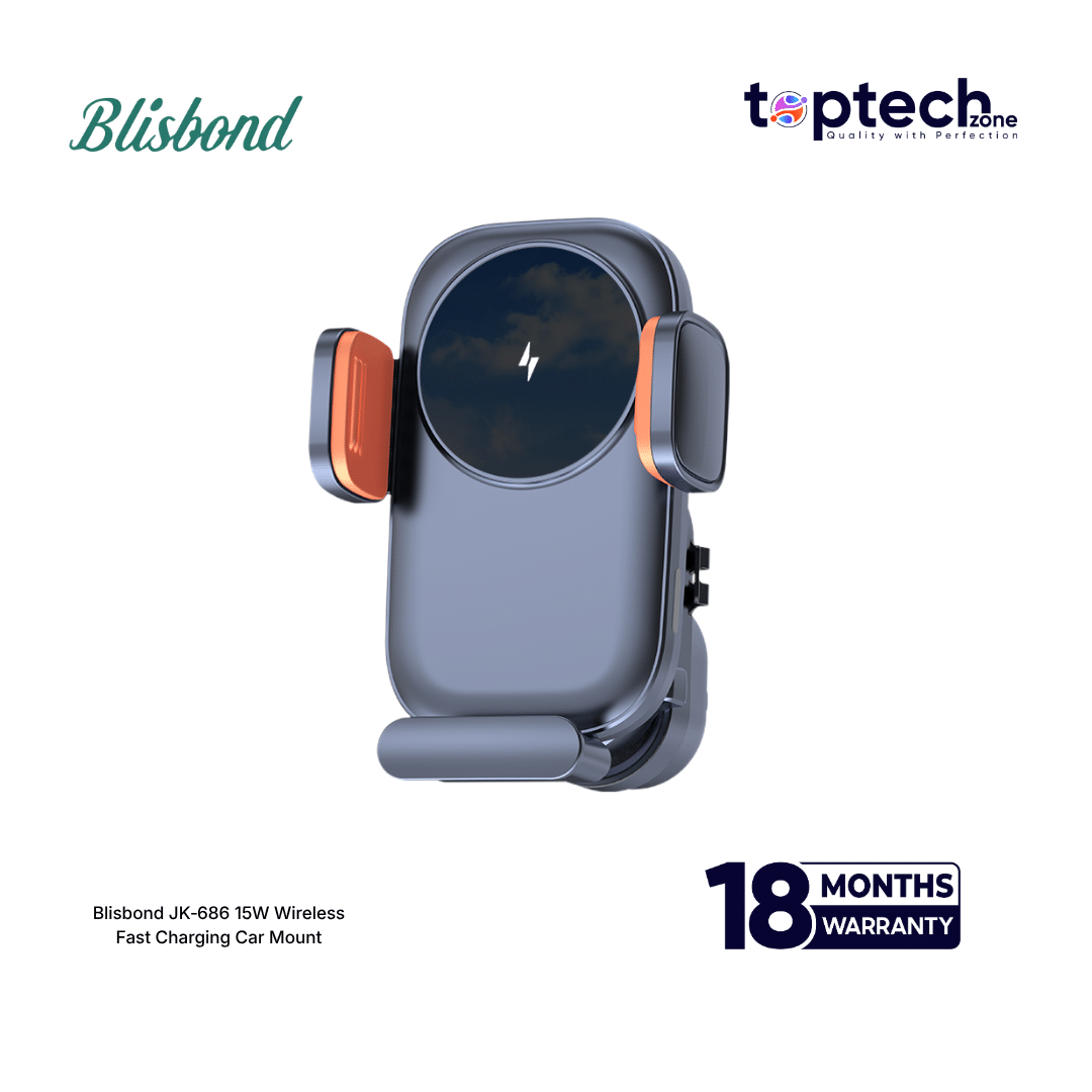 Blisbond JK‑686 15W Wireless Fast Charging Car Mount - Image 2