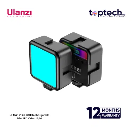 ULANZI VL49 RGB Rechargeable Mini LED Video Light