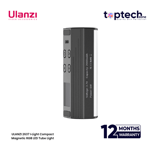 ULANZI 2637 I‑Light Compact Magnetic RGB LED Tube Light - Image 2