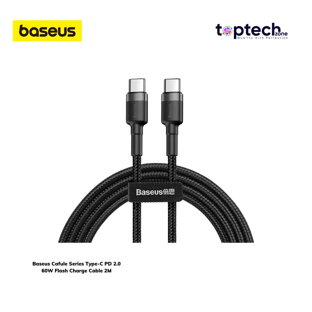 Baseus PD Certified PD 2.0 60W C to C Flash Charging Cable