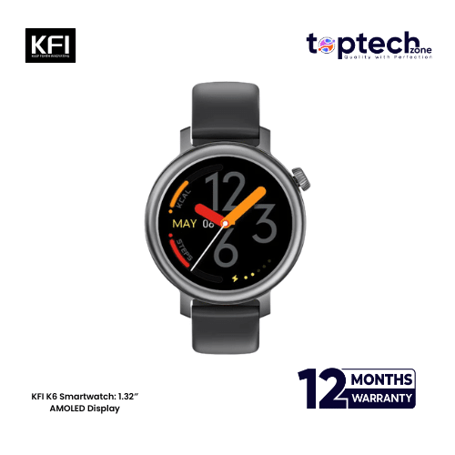 KFI K6 Smartwatch: 1.32″ AMOLED Display - Image 3