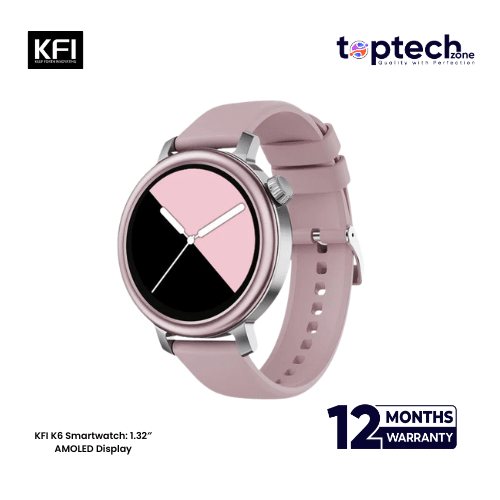 KFI K6 Smartwatch: 1.32″ AMOLED Display - Image 2