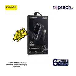 Awei PA-100 Digital Display 20000mAH 22.5W Fast Charging Powerbank