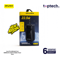 Awei PA-106 Multi‑Port 50000mAh 22.5W Portable Power Bank