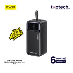 Awei PA-106 Multi‑Port 50000mAh 22.5W Portable Power Bank