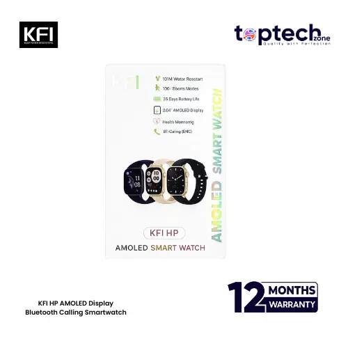 KFI HP AMOLED Display Bluetooth Calling Smartwatch