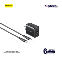 Awei PD85C-US Portable Charger Set: 22.5W Fast Charging