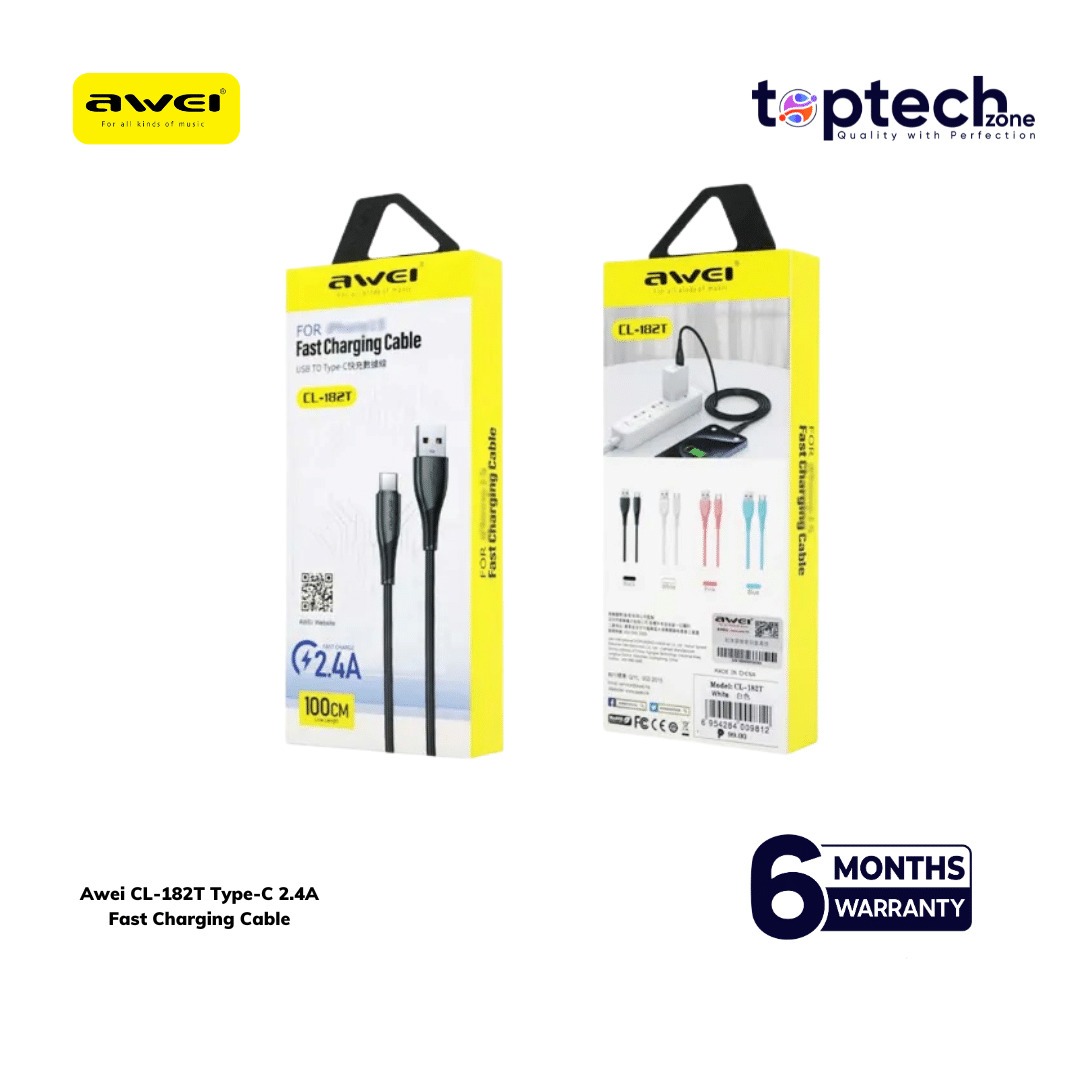 Awei CL-182T Type-C 2.4A Fast Charging Cable - Image 2