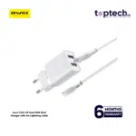 Awei C15L-US Dual USB Wall Charger with 1m Lightning Cable