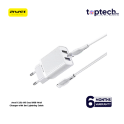Awei C15L-US Dual USB Wall Charger with 1m Lightning Cable
