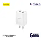 Awei C15-US Dual USB Wall Charger 10W Fast Charging