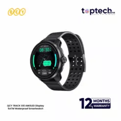 QCY TRACK S10 AMOLED Display 5ATM Waterproof Smartwatch