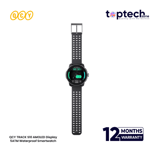 QCY TRACK S10 AMOLED Display 5ATM Waterproof Smartwatch - Image 4
