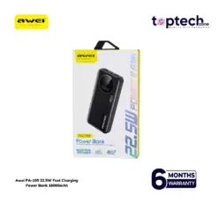 Awei PA-165 22.5W 10000mAh Fast Charging Power Bank
